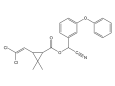 Альфа-циперметрин - Структурная формула
