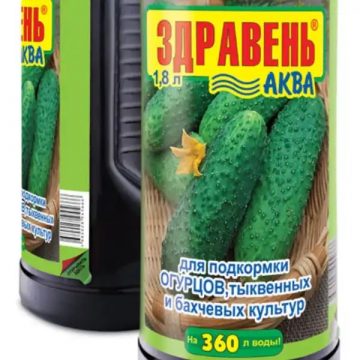 Здравень-аква для подкормки огурцов